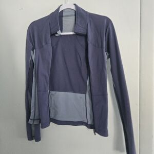 Lululemon Purple and Gray Zip-Up Jacket